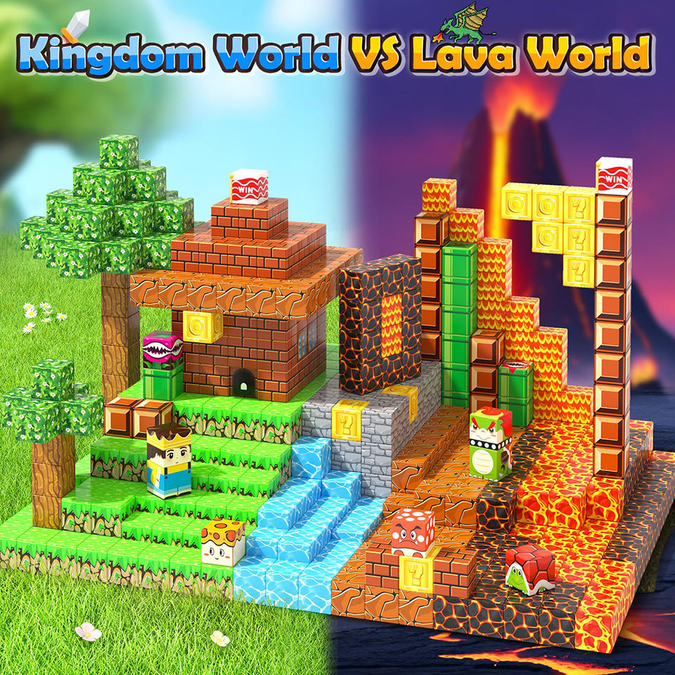 Kingdom and lava world example builds